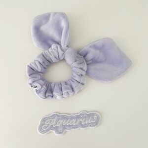 Stoney Clover Lane Purple Galaxy Scruchie And Aquarius Patch